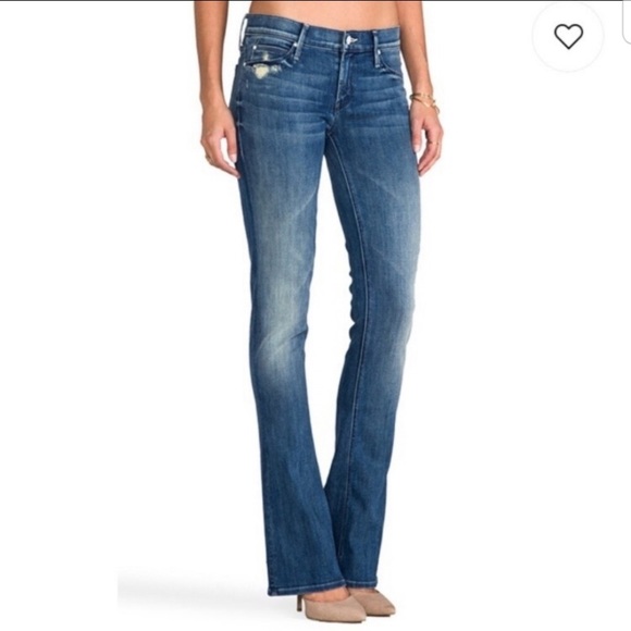 MOTHER Denim - MOTHER 25 The Runaway Graffiti Girl Distressed 33”